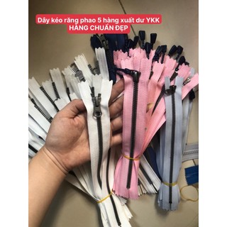 Dây kéo răng 5 chuôi đóng hàng xuất dư rất đẹp