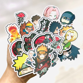 [Naruto] Set 20 sticker trang trí dễ thương, miếng dán sổ tay - Sticker, Hình Dán Anime
