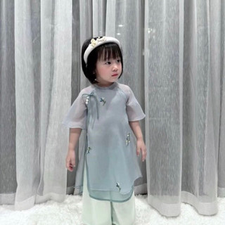 Mấn áo dài - Bờm cài tóc em bé Tiệm Su