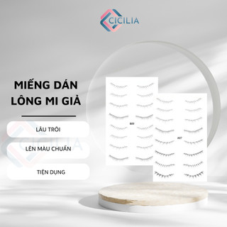  Miếng Dán Mi Giả Mi Dưới Hình Xăm 3d Tự Nhiên Chống Thấm Nước CICILIA CI-123 