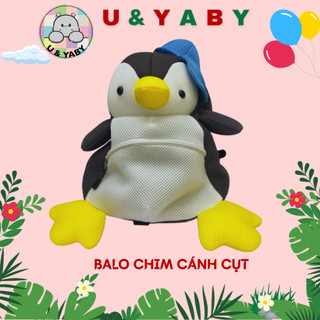 Balo chim cánh cụt xám - trắng u&yaby