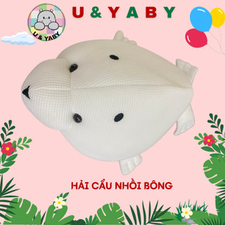 Chú hải cẩu trắng nhồi bông - u&yaby