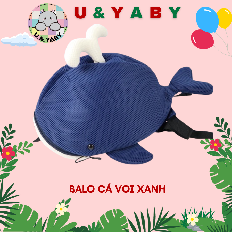 Balo Cá Voi Xanh - U&YABY