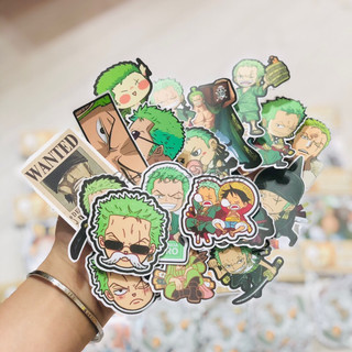 [One Piece] Set 20 sticker trang trí dễ thương, miếng dán sổ tay - Sticker Anime One Piece
