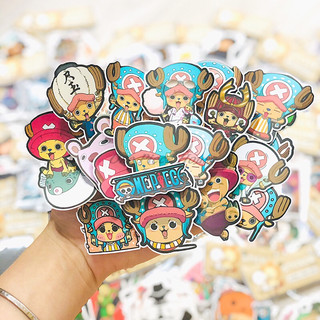 [One Piece] Set 20 sticker trang trí dễ thương, miếng dán sổ tay - Sticker Anime One Piece