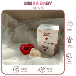 Ti ngậm cao cấp tgm cho bé núm ngậm chất liệu silicone mềm mại an toàn chống hô zimbababy