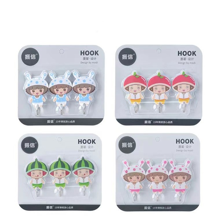combo 3 Móc Dán Tường Hình Thú Dễ Thương