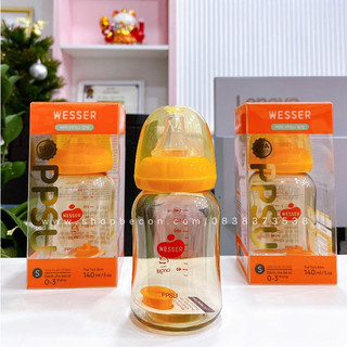 BÌNH SỮA WESSER CỔ HẸP 60ML/ 140ML MẪU MỚI NHẤT