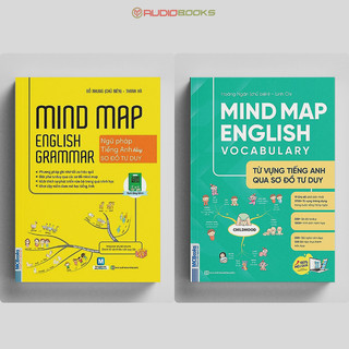 Sách - Combo Mindmap English Grammar và Mindmap English Vocabulary - Học Kèm App Online