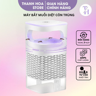 Máy bắt muỗi yunoza diệt côn trùng thông minh , đèn bắt muỗi kiêm đèn ngủ có cổng sạc usb