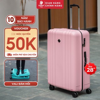Vali SIZE 28 inch SUNNY BUBULE - PP07 - Nhựa PP chống vỡ tuyệt đối, khóa hải quan TSA