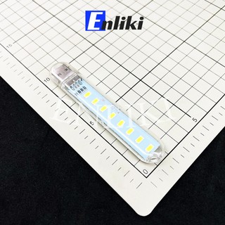 Đèn LED 8 Bóng USB Sáng Trắng