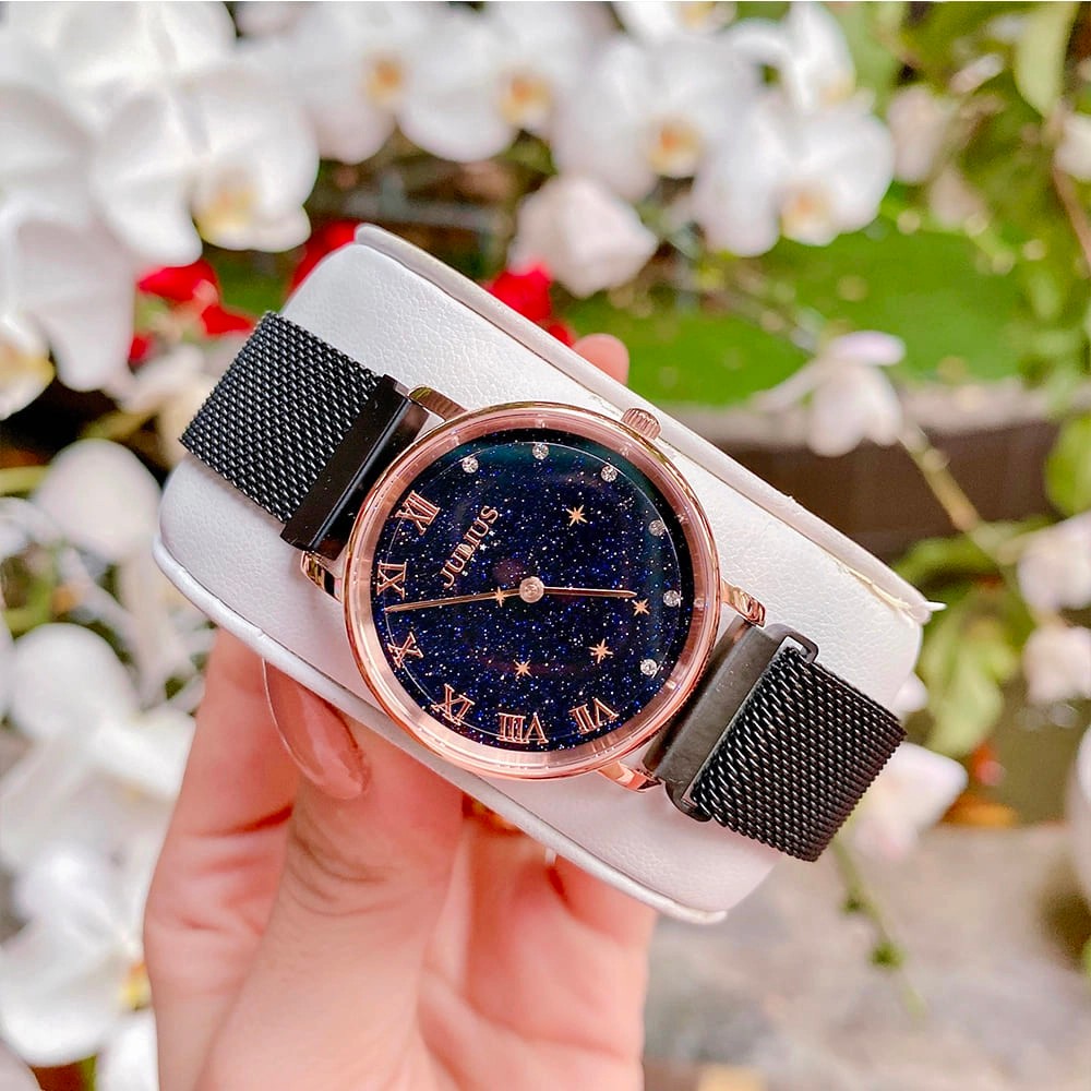 Julius Official | Đồng hồ nữ Julius Star JS-037 kính sapphire