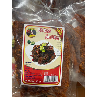 Thịt bò khô ăn liền miếng 100g