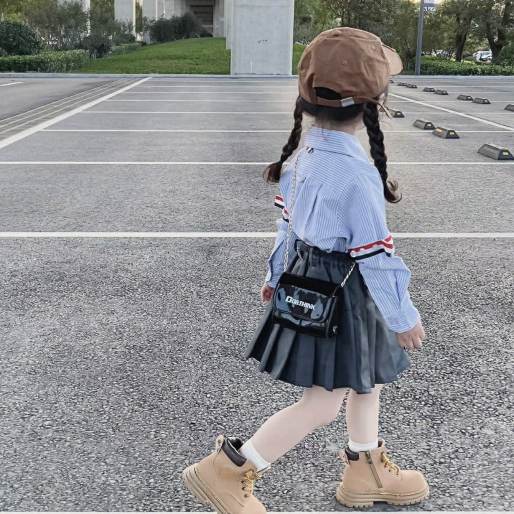 Sét chân váy kèm áo sơmi cho bé gái xịn sò từ 8-25kg