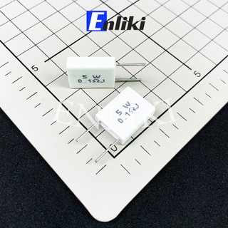 0.1r 5w điện trở sứ loại đứng