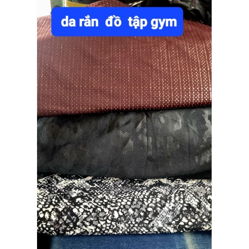 vải thun dẻo may đồ tập gym