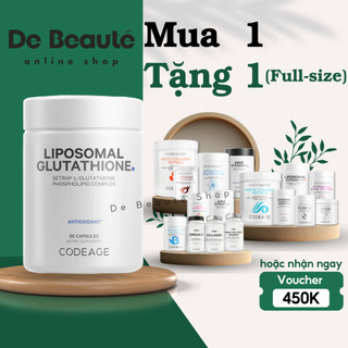 Viên uống Uống Trắng Da Codeage, Chống Oxy Hóa, Ngừa Nám Codeage Liposomal Glutathione 60 viên