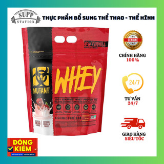 Sữa tăng cơ mutant whey - 10lbs - tiết kiệm, mùi vị ngon nhất