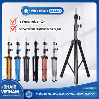 Đế inox gắn đầu manocanh đế 3 chân học tóc chân canh giữ đầu ken cắt tóc vn-08