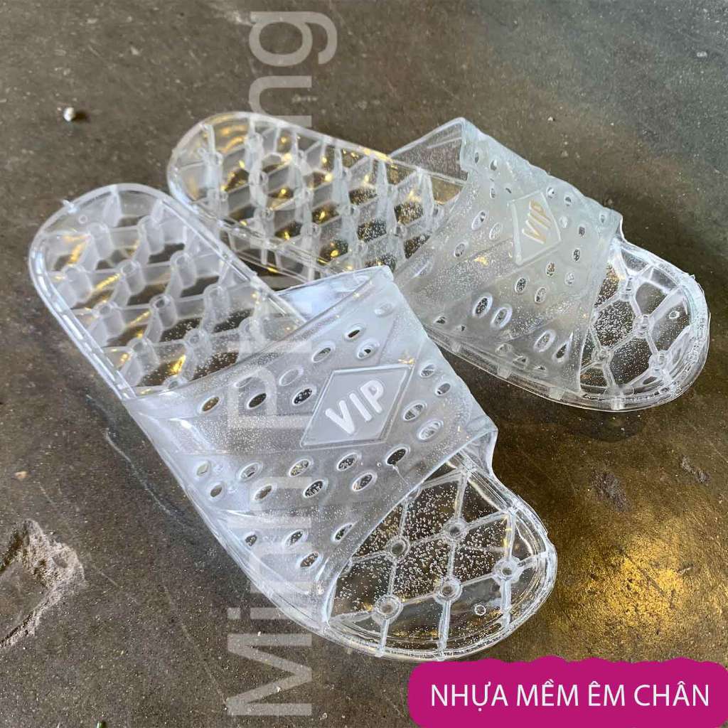Dép nhựa Vip mang trong nhà nhiều màu dễ cọ rửa, dép Vip mang trong nhà vệ sinh chống thấm nước