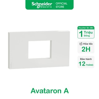 Mặt che cho 1 mcb 1cực/ 2 cực - trắng - 120x70mm - schneider electric - m3t01mcb_we m3t02mcb_we