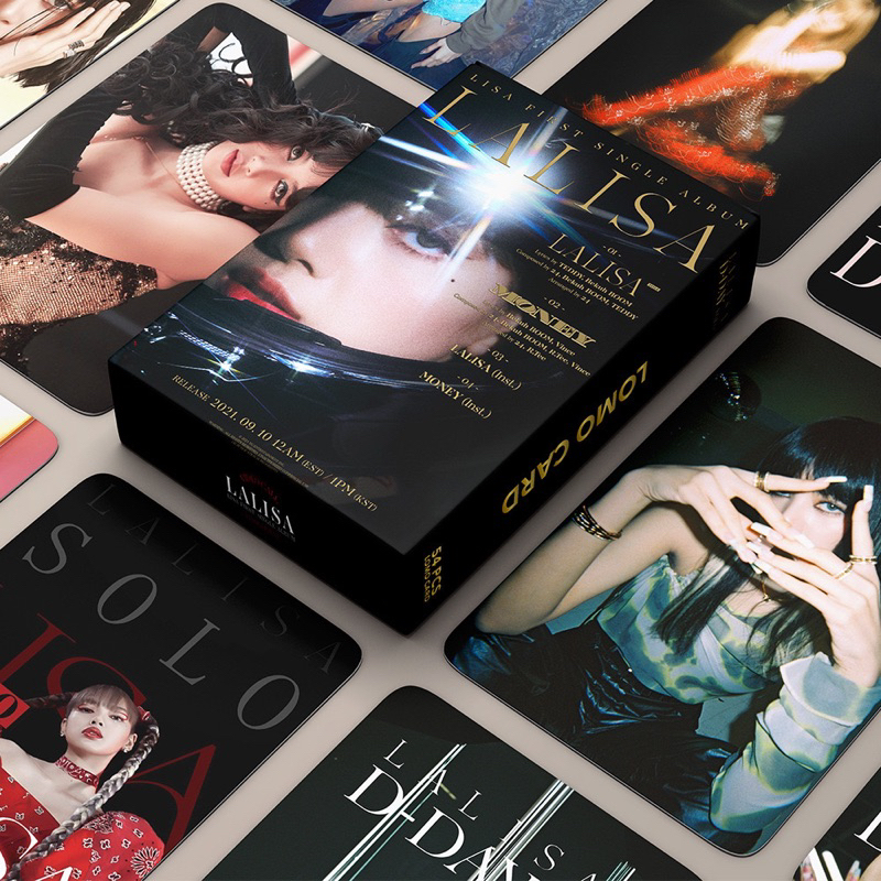 (HÀNG CÓ SẴN) Set 55 thẻ ảnh Lomo Card Lisa Blackpink ảnh nét chất lượng