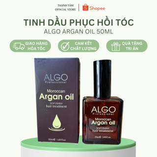 Tinh dầu phục hồi tóc Algo Argan Oil 50ml, khôi phục cấu trúc tóc giúp tóc óng ả, mềm mượt | THANH TÂM