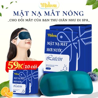 Mặt Nạ Mắt Chườm Nóng Midosu Hơi Nước Ấm Thư Giãn Giảm Mệt Mỏi Hỗ Trợ Ngủ Ngon