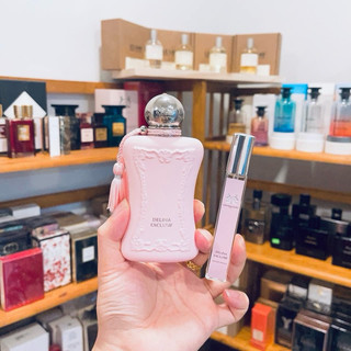 Combo nước hoa chính hãng 𝐃𝐞𝐥𝐢𝐧𝐚 𝐄𝐱𝐜𝐥𝐮𝐬𝐢𝐟 chiết 10ml + tặng 5ml 𝐄𝐥𝐢𝐳𝐚𝐛𝐞𝐭𝐡 𝐀𝐫𝐝𝐞𝐧 𝐖𝐡𝐢𝐭𝐞 𝐓𝐞𝐚