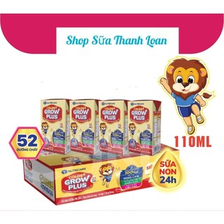 Thùng 48 hộp sữa pha sẵn 110ml nutricare colos 24h grow plus.