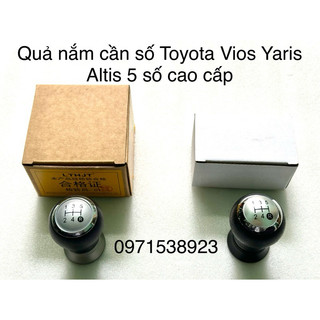 Quả nắm cần số Toyota Vios Yaris Altis 5 số xịn cao cấp
