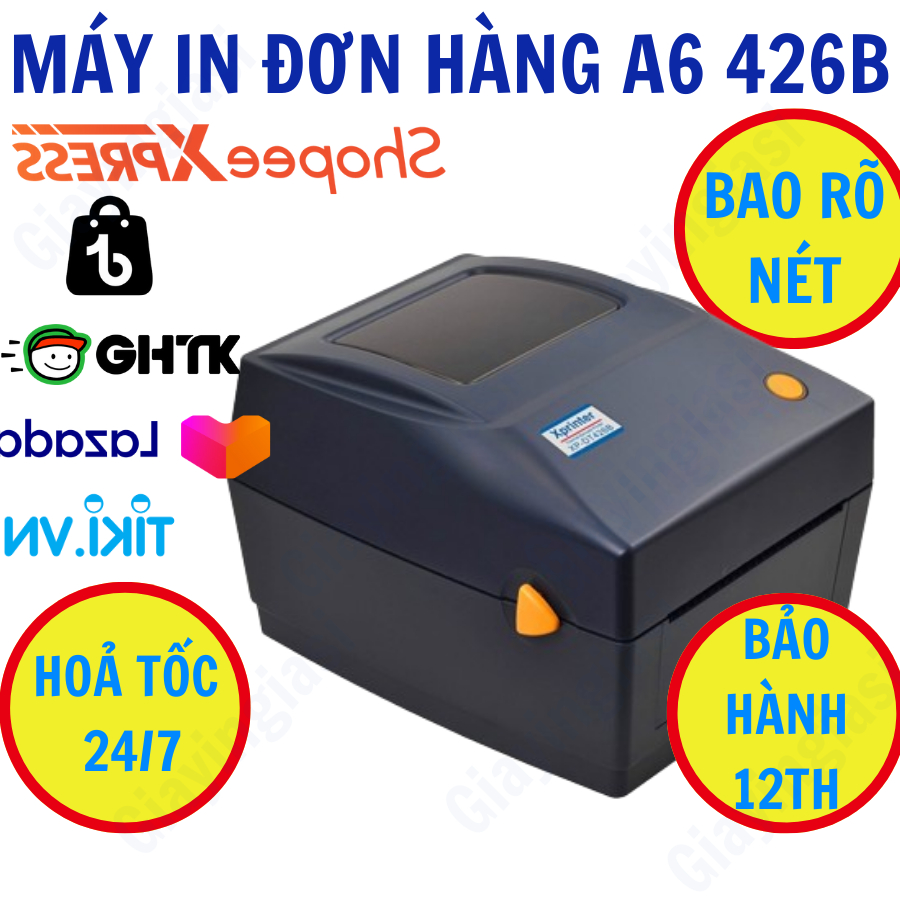 [ RẺ NHẤT ]Máy In Xprinter 426B (2024) ""- Máy in Đơn Hàng Khổ 100x150mm(A7,A6)- Mới - BH 12 Tháng