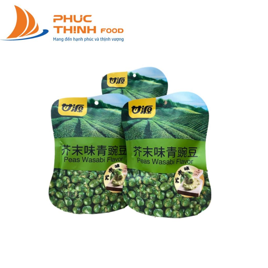 Đậu hà lan vị Wasabi Cam Nguyên 75g