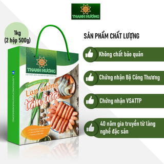Lạp xưởng tươi tôm đất cao cấp lành ngon 1kg Thanh Hương
