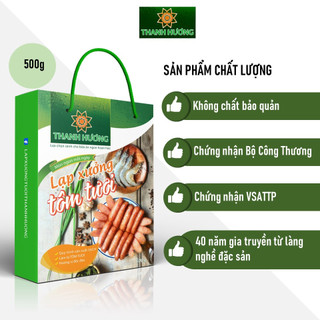 Lạp xưởng tươi tôm đất cao cấp lành ngon 500g Thanh Hương