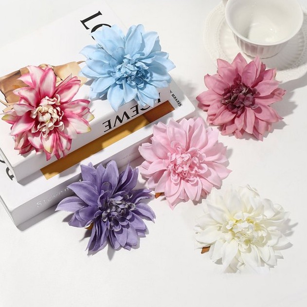 Đầu Hoa Thược Dược Châu Phi 10cm HOA22, Hoa Trang Trí Handmade Decor Trang Trí Phòng Tiệc Cưới