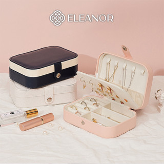  Hộp đựng trang sức cao cấp Eleanor Accessories nhiều ngăn khóa bấm hộp phụ kiện trang sức 0171 