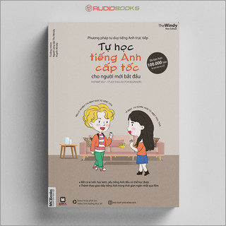 Sách - tự học tiếng anh cấp tốc cho người mới bắt đầu phiên bản 4 màu - kèm app học online