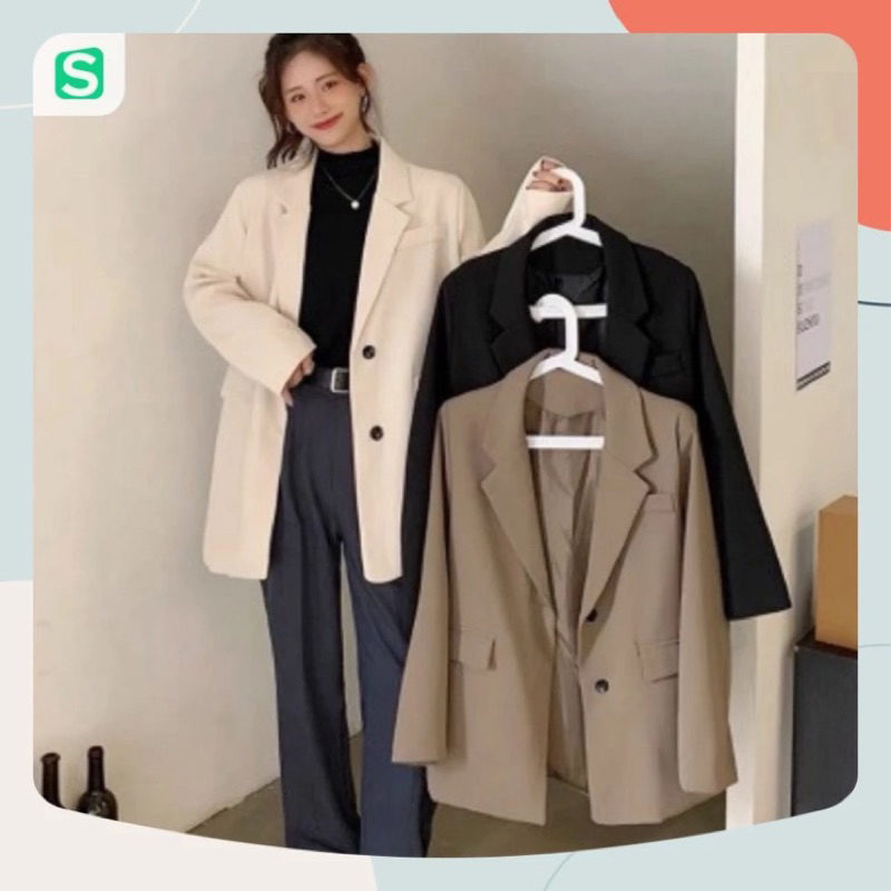 Áo Blazer chỉ chốt trên live