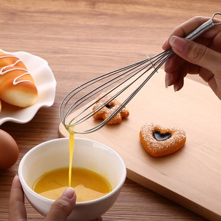 Cây đánh trứng bằng thép không gỉ - dụng cụ trộn trứng, bột mì - phới đánh trứng