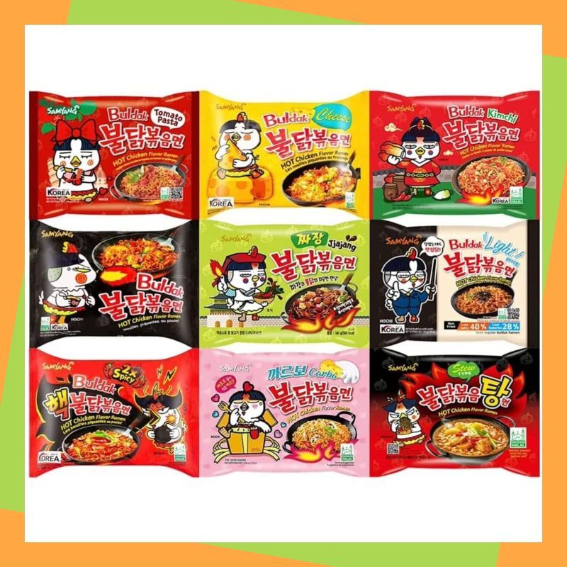 Lẻ 1 gói mì cay Samyang Buldak Hàn Quốc đủ vị ngon giá rẻ