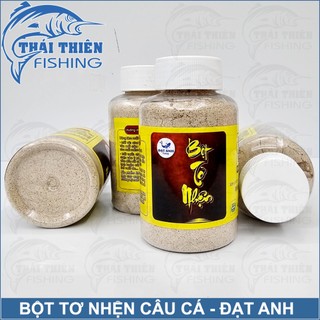 Bột tơ nhện câu cá đạt anh chai 200g dùng làm mồi vuốt, vê câu đài
