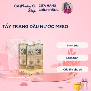 Tẩy trang meso thế hệ mới 3in1 làm sạch sâu cả mắt - môi - mặt