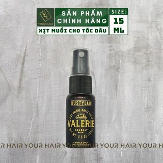 [Mini Size] Xịt tạo phồng tóc Valerie Sea Salt Spray Rusty Lab 15ml | Phù hợp tóc dầu