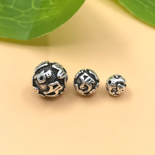 Charm bi bạc lục tự om mani padme hum lục tự đại minh chân ngôn bạc thái 925 - charm bạc 925 - mã ca1175