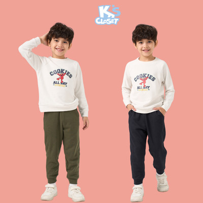 Quần Jogger Cotton Bé Trai Và Bé Gái K'S CLOSET (2-14T) Năng Động, Thoải Mái KT199TWF/E012TWF/KT049THF/KT033FOF/E070FOF