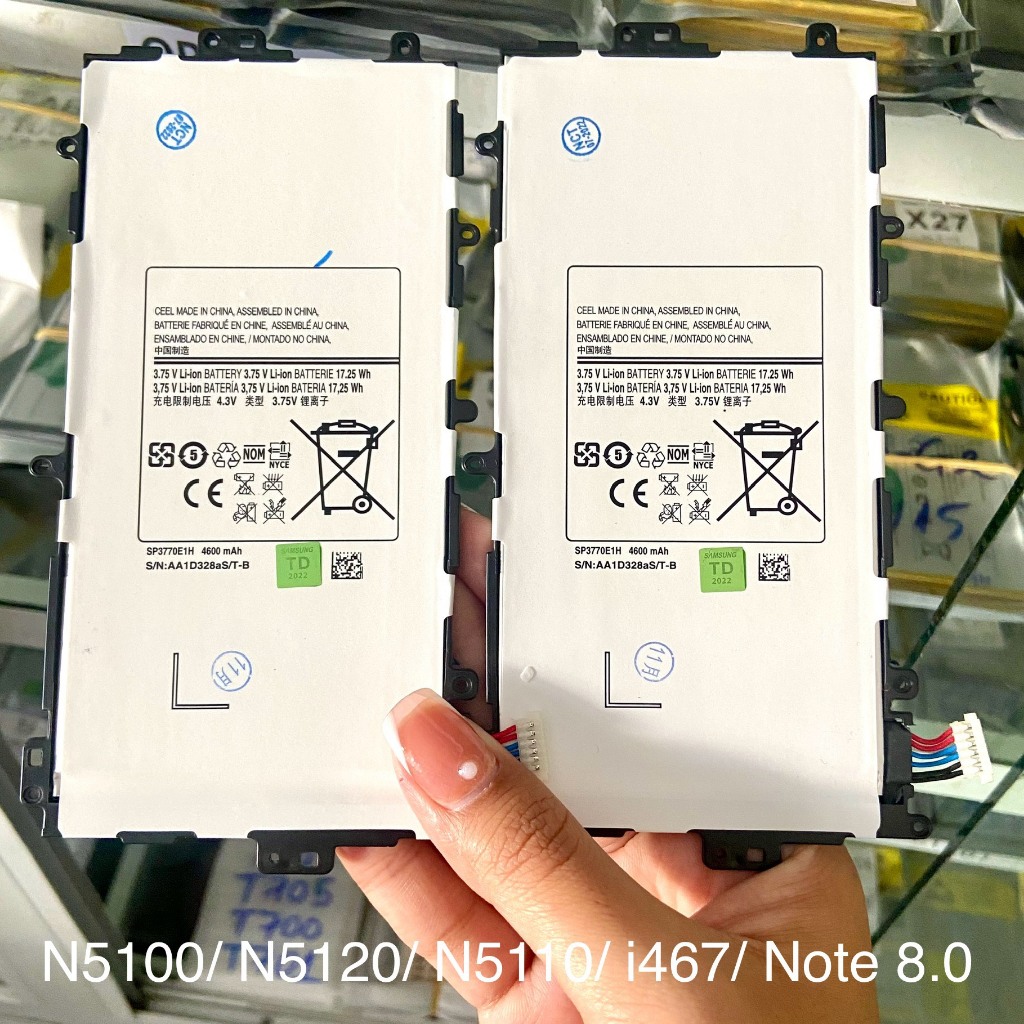 PIN TAB SAMSUNG N5100 / N5120 / N5110 / i467 / NOTE 8.0 ( 4600mAh )