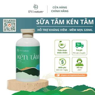 Sữa tắm kén tằm DVi nature giảm viêm nang lỗ chân lông, giúp da sáng mịn, hồng hào, mờ thâm tự nhiên