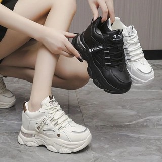 Giày thể thao độn đế💓 Freeship 💓 giày nữ đế 7-8p hàng chuẩn QC cao cấp -tăng 1 size so với chân chuẩn